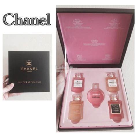 chanel perfume travel set